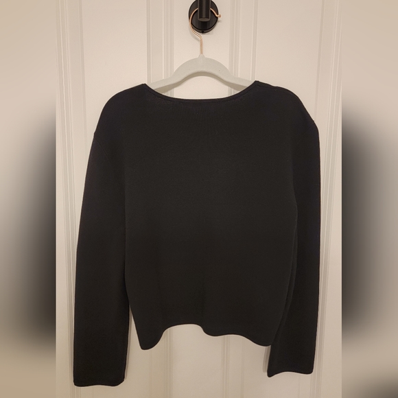Theory | Amarissa Cropped Cardigan in black, size S - Picture 7 of 9